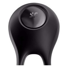   Satisfyer Majestic Duo - акумулаторен, водоустойчив пенис пръстен (черен)