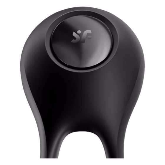 Satisfyer Majestic Duo - акумулаторен, водоустойчив пенис пръстен (черен)