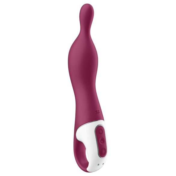 Satisfyer A-Mazing 1 - акумулаторен, A-точков вибратор (червен)