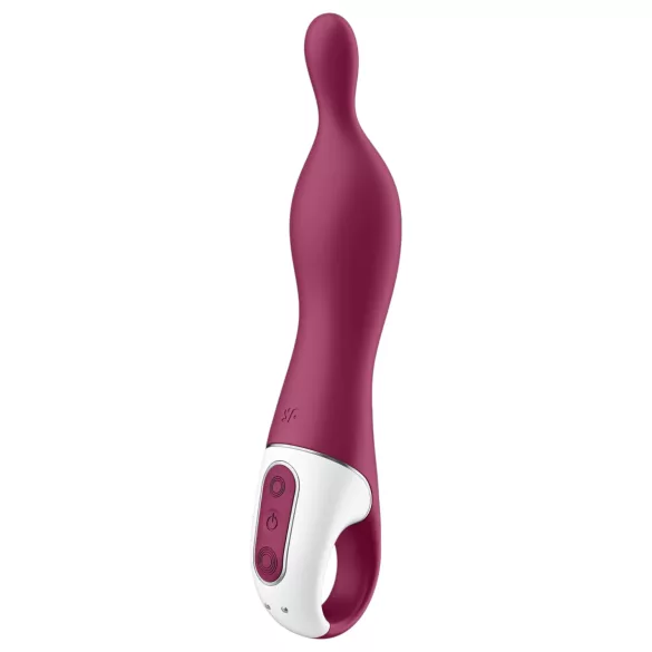 Satisfyer A-Mazing 1 - акумулаторен, A-точка вибратор (червен)