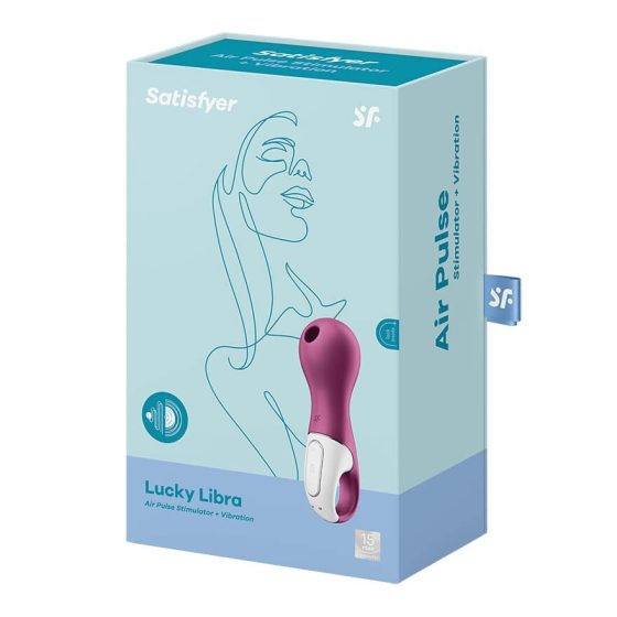 Satisfyer Lucky Libra - презареждащ се, въздушно-вълнов стимулатор на клитора (лилав)