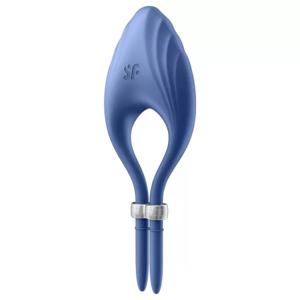 Satisfyer Duelist - вибриращ пенис ринг с акумулатор - син