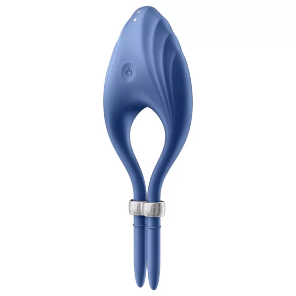 Satisfyer Duelist - вибриращ пенис ринг с акумулатор - син