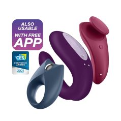   Satisfyer Partner Box 3 - интелигентен за двойки вибратор комплект (3 части)