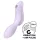 Satisfyer Curvy Trinity 2 - 2-в-1 вибратор с въздушни вълни (лилав)