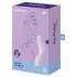 Satisfyer Curvy Trinity 2 - 2-в-1 вибратор с въздушни вълни (лилав)