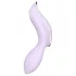 Satisfyer Curvy Trinity 2 - 2-в-1 вибратор с въздушни вълни (лилав)