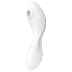   Satisfyer Curvy Trinity 5+ - умен 2в1 вибратор (бял)