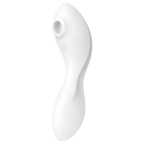 Satisfyer Curvy Trinity 5+ - вибратор 2 в 1 с управление чрез приложение (бял)