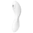 Satisfyer Curvy Trinity 5+ - вибратор 2 в 1 с управление чрез приложение (бял)
