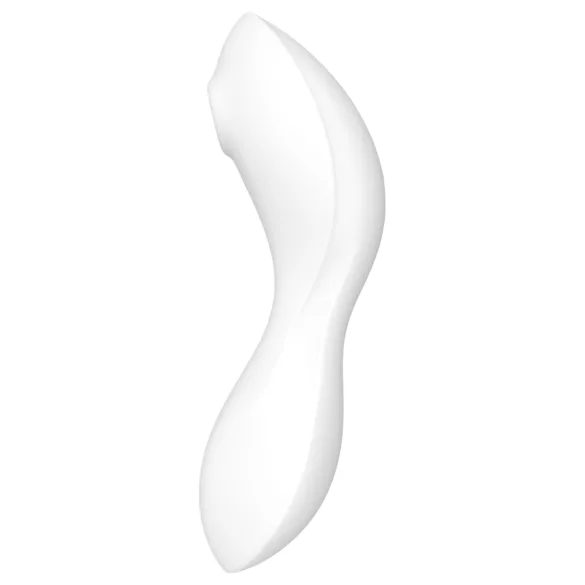 Satisfyer Curvy Trinity 5+ - вибратор 2 в 1 с управление чрез приложение (бял)