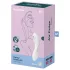 Satisfyer Curvy Trinity 5+ - вибратор 2 в 1 с управление чрез приложение (бял)