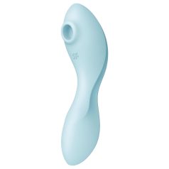   Satisfyer Curvy Trinity 5+ - умна 2в1 вибратор (синьо)