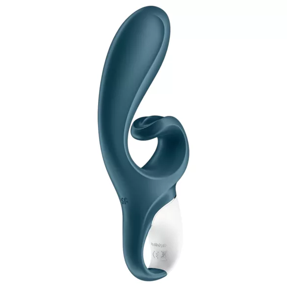 Satisfyer Hug Me - вибратор за клитор и влагалище с дръжка - син