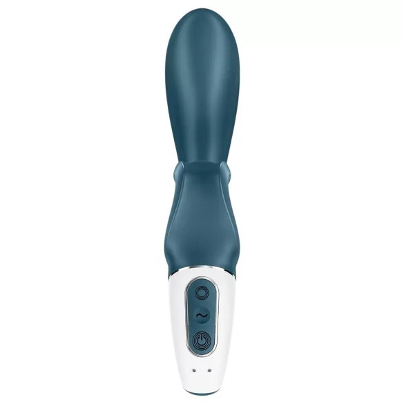 Satisfyer Hug Me - вибратор за клитор и влагалище с дръжка - син