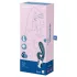 Satisfyer Hug Me - вибратор за клитор и влагалище с дръжка - син