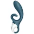 Satisfyer Hug Me - вибратор за клитор и влагалище с дръжка - син