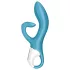 Satisfyer Embrace Me - вибратор с клиторна приставка - презареждаем, тюркоаз