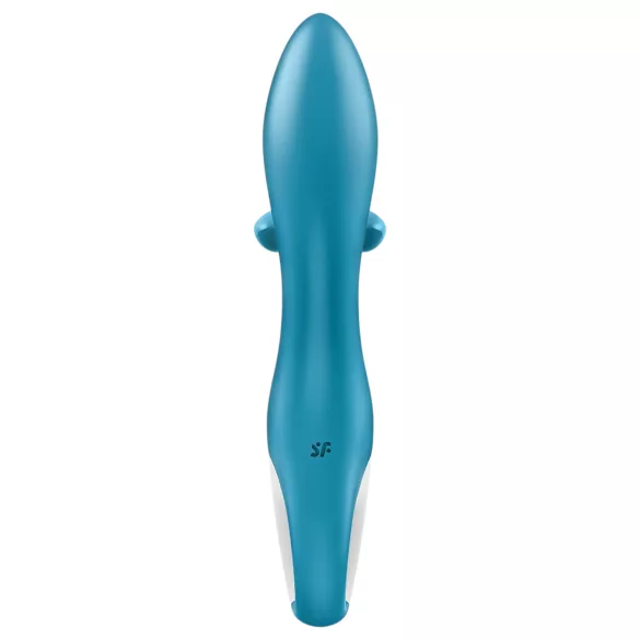 Satisfyer Embrace Me - вибратор с клиторна приставка - презареждаем, тюркоаз