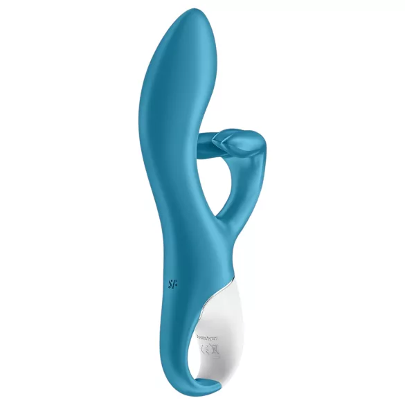 Satisfyer Embrace Me - вибратор с клиторна приставка - презареждаем, тюркоаз