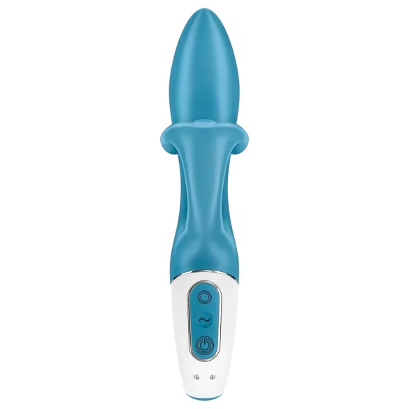 Satisfyer Embrace Me - вибратор с клиторна приставка - презареждаем, тюркоаз