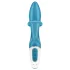 Satisfyer Embrace Me - вибратор с клиторна приставка - презареждаем, тюркоаз