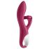 Satisfyer Embrace Me - акумулаторен вибратор с клиторен стимулатор (червен)
