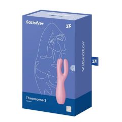   Satisfyer Threesome 3 - презареждащ се клиторен вибратор (розов)