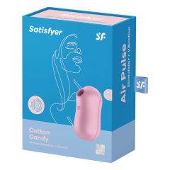   Satisfyer Cotton Candy - презареждащ се въздушен клиторен вибратор (лилав)