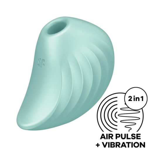 Satisfyer Pearl Diver - презареждащ се въздушен клиторен вибратор (мента)
