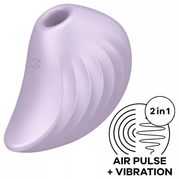Satisfyer Pearl Diver - вибратор за клитор с въздушни вълни (лилав)
