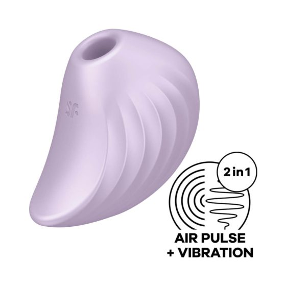 Satisfyer Pearl Diver - презареждащ се въздушен клиторен вибратор (виола)