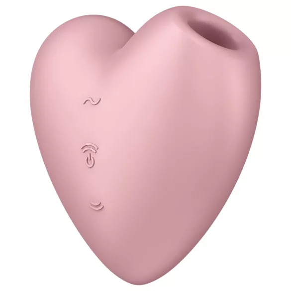 Satisfyer Cutie Heart - вибратор за клитор с въздушни вълни - акумулаторен