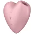 Satisfyer Cutie Heart - вибратор за клитор с въздушни вълни - акумулаторен