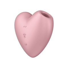   Satisfyer Cutie Heart - презареждащ се въздушен клиторен вибратор (розов)