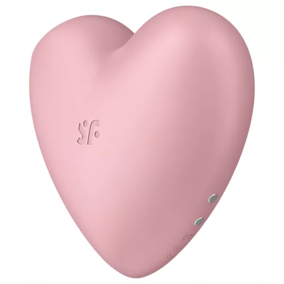Satisfyer Cutie Heart - вибратор за клитор с въздушни вълни - акумулаторен