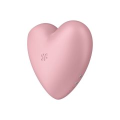   Satisfyer Cutie Heart - презареждащ се въздушен клиторен вибратор (розов)