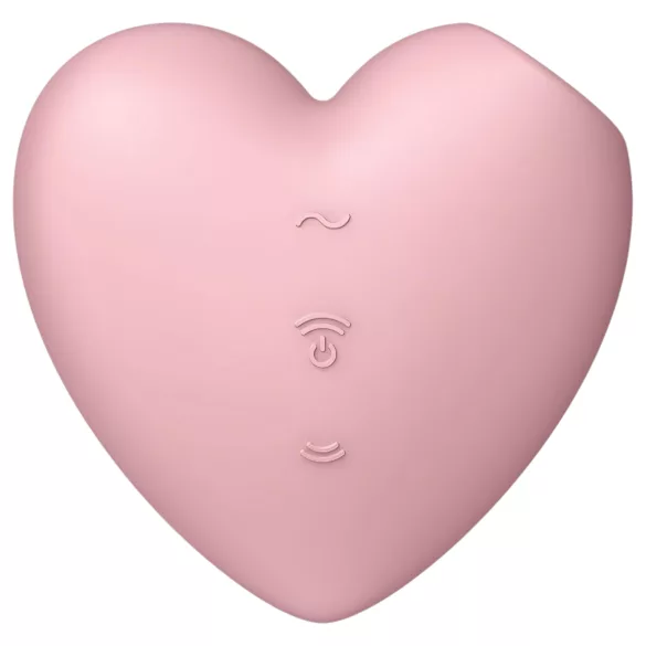 Satisfyer Cutie Heart - вибратор за клитор с въздушни вълни - акумулаторен
