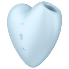   Satisfyer Cutie Heart - презареждаем клитор стимулатор с въздушни вълни (син)