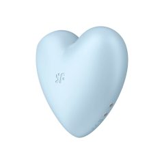   Satisfyer Cutie Heart - презареждащ се въздушен клиторен вибратор (син)
