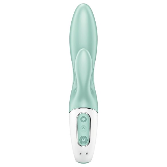 Satisfyer Air Pump Bunny 5 - вибратор с помпа - смарт, мента