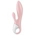 Помпа вибратор в розово - Satisfyer Air Pump Bunny 3