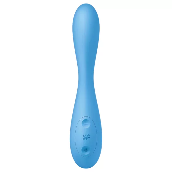 Satisfyer G-spot Flex 4 - вибратор за G-точка с управление чрез приложение (тюркоазен)