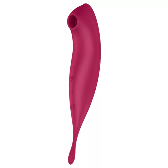 Satisfyer Twirling Pro - вибратор за клитор с управление чрез приложение (червен)