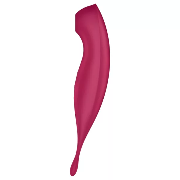 Satisfyer Twirling Pro - вибратор за клитор с управление чрез приложение (червен)