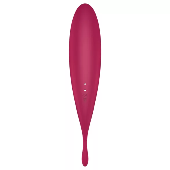 Satisfyer Twirling Pro - вибратор за клитор с управление чрез приложение (червен)
