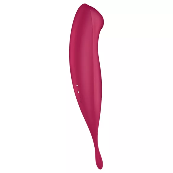 Satisfyer Twirling Pro - вибратор за клитор с управление чрез приложение (червен)