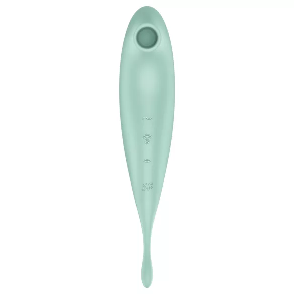 Satisfyer Twirling Pro - вибратор за клитор с управление чрез приложение (мента)
