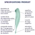 Satisfyer Twirling Pro - вибратор за клитор с управление чрез приложение (мента)
