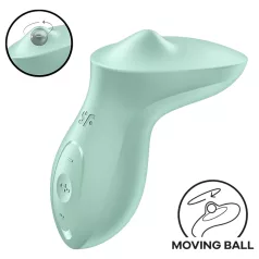   Satisfyer Exciterrr - вибратор за клитора с въртящи се перли - зелен